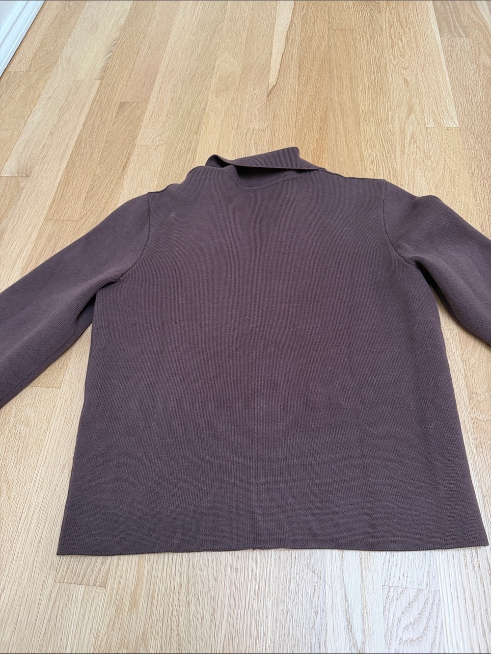 Rag & Bone Espresso Chocolate Brown Cardigan Shirt Jacket Button Down Size M - Picture 8 of 8